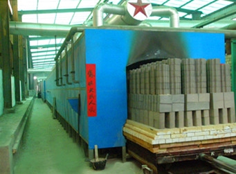 焙燒二車間160米1500℃高溫節(jié)能型焙燒隧道窯