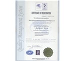 ISO9001:2008國際質量體系認證（英文）