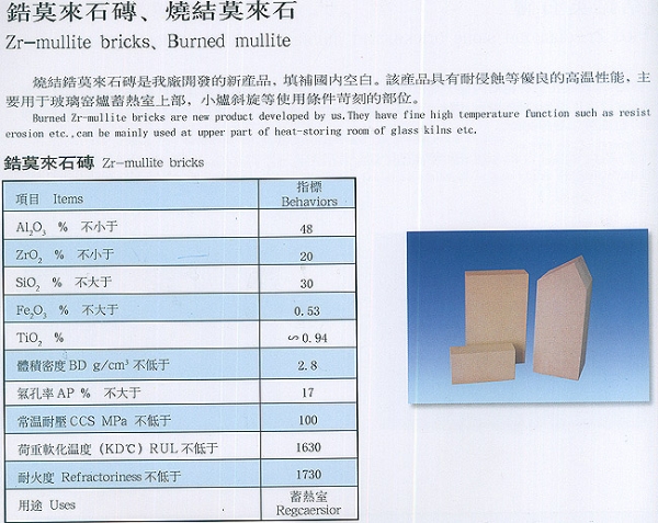 鋯莫來石磚